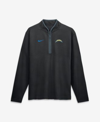 Men's Black Los Angeles Chargers Dri-FIT Victory Half-Zip Pullover
