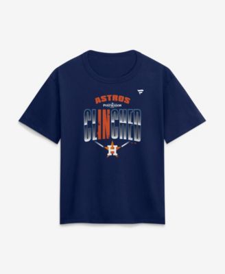 Women's Navy Houston Astros 2026 MLB Postseason Locker Room T-Shirt