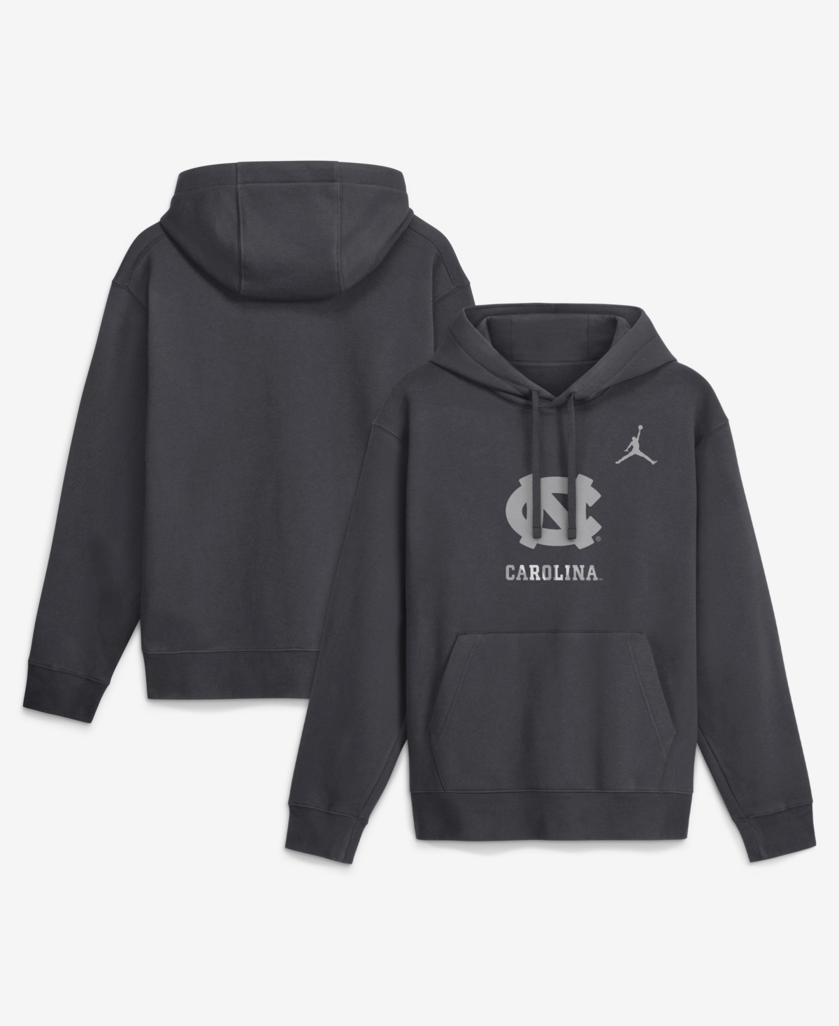 Jordan Men's Anthracite North Carolina Tar Heels Club Fleece Hoodie - Anthracite