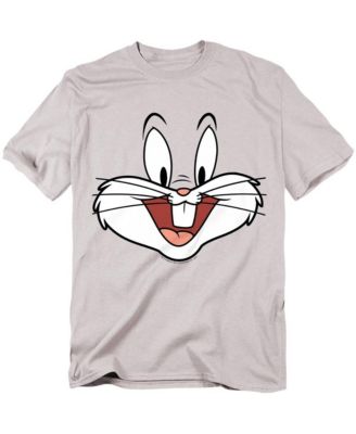 Men's Bugs Bunny Face Graphic Crewneck T-Shirt