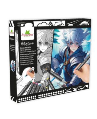 Manga Layout And Markers Warrior Heroes
