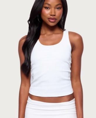 Women's Ailsa Ribbed Built In Bra Tank Top
