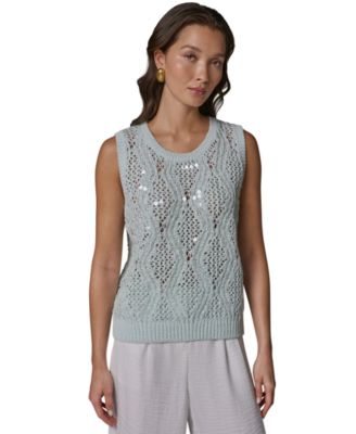 Women's Crew Neck Sweater Vest
