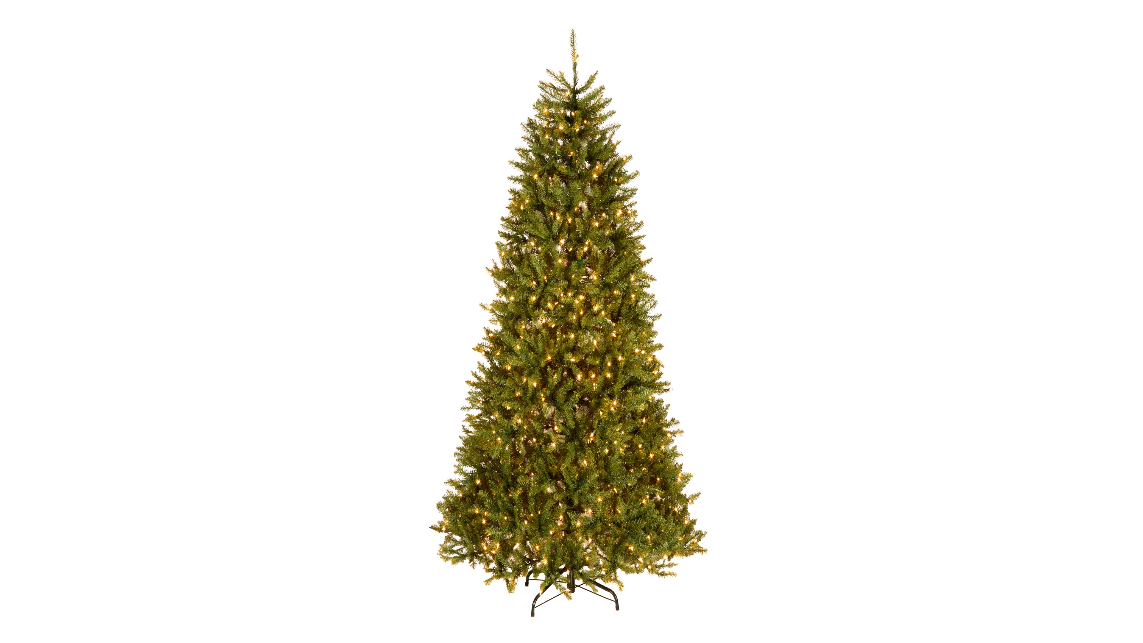 National Tree Company 7.5' Dunhill Fir Hinged Tree with 750 Clear Lights