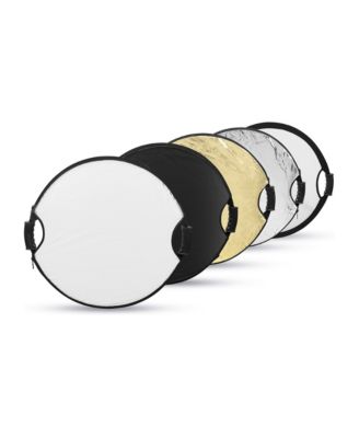 5-in-1 Collapsible Circular Reflector with Handles (22")
