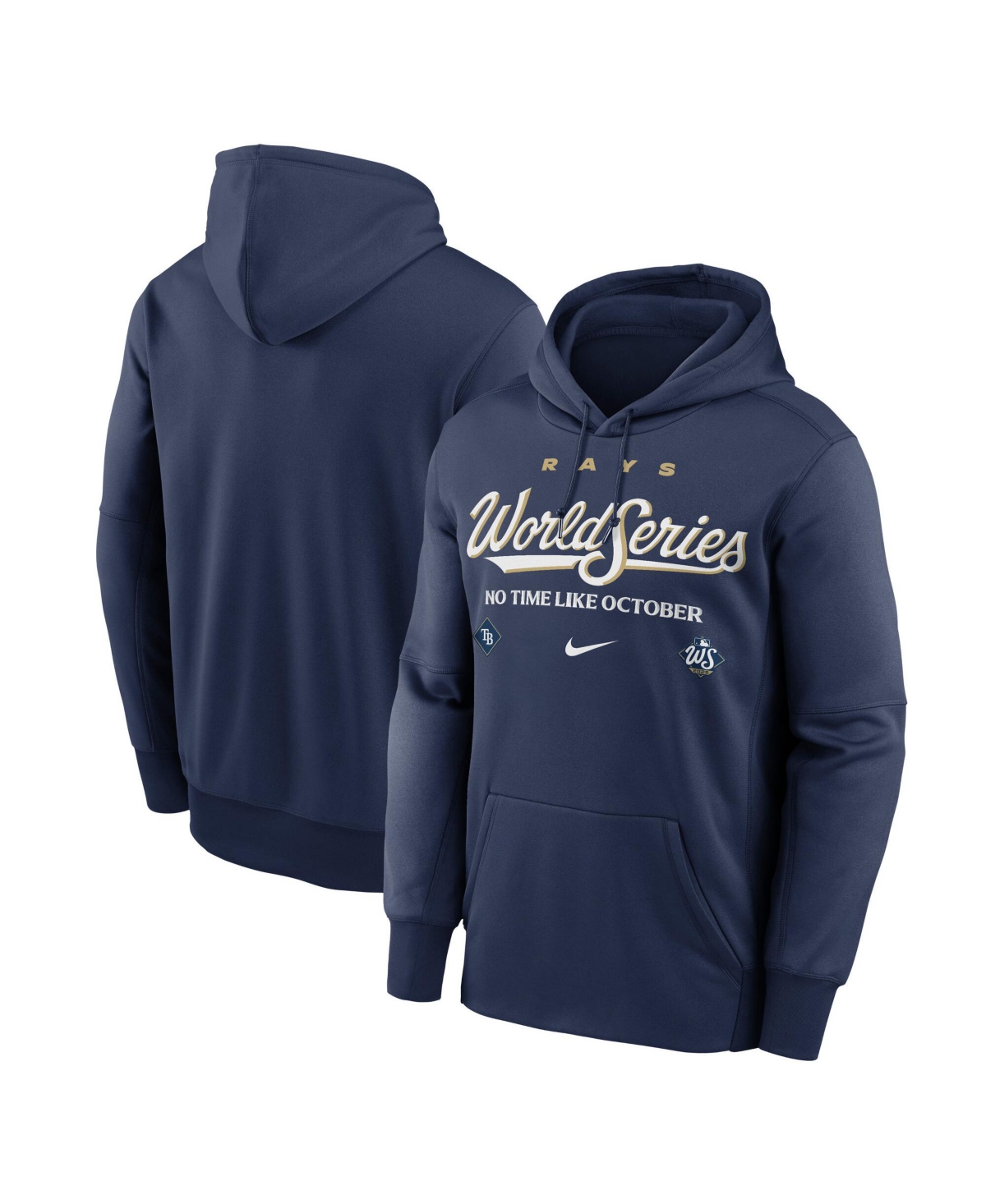 Nike Men's Navy Tampa Bay Rays 2026 World Series Participant Authentic Collection Hoodie - Navy