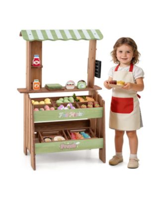 Wooden Grocery Store 43-Piece Playset, Ages 3+