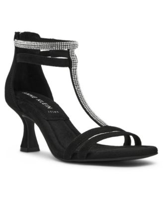 Women's Juliet Kitten Heel T-Strap Square Toe Sandals