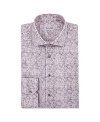 Men's Regular-Fit Print Long-Sleeve Button-Down Shirt