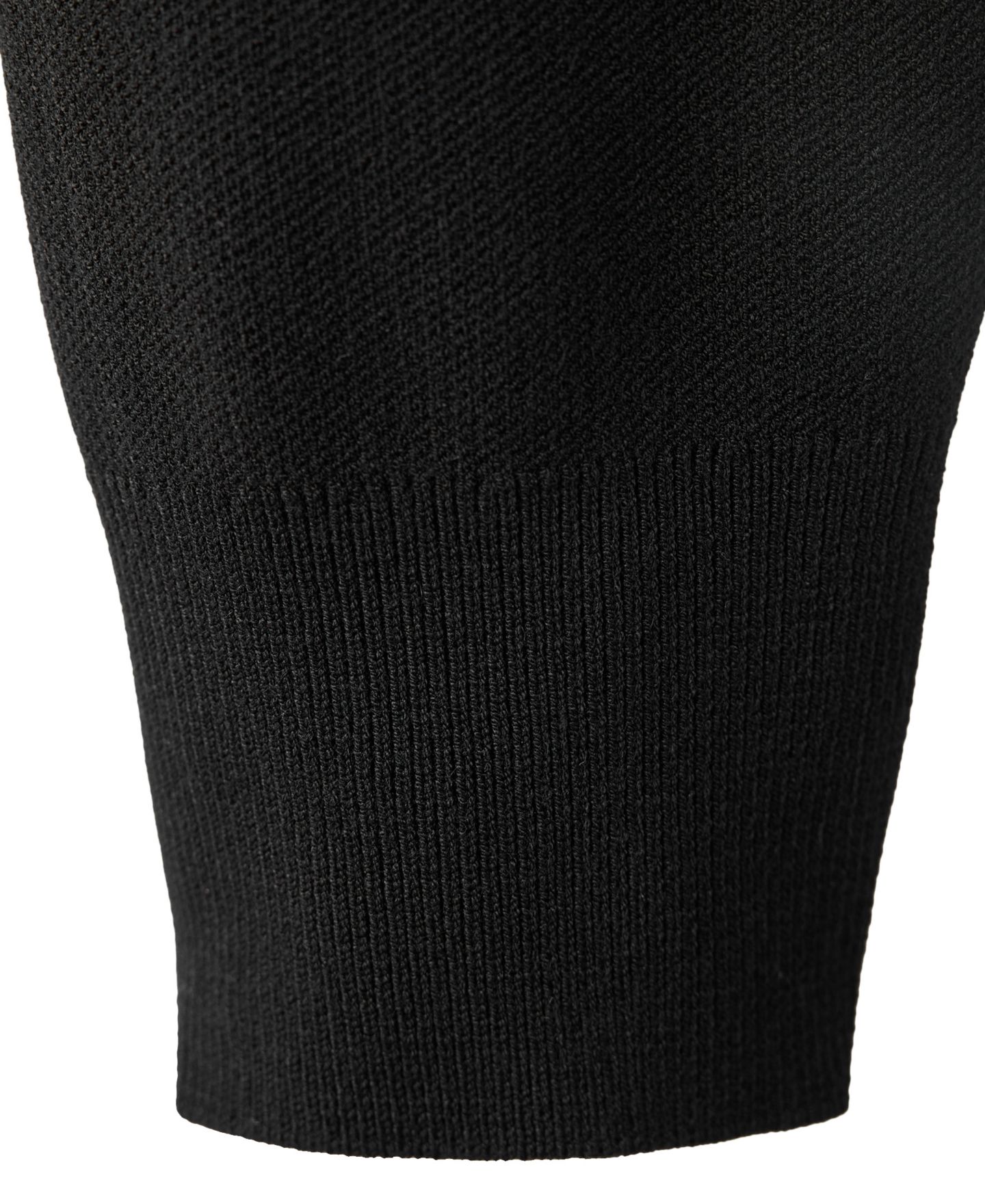 Мужской свитер Mango Jersey Luxusp Quarter-Zip Slim-Fit, цвет: Чёрный — фото 6