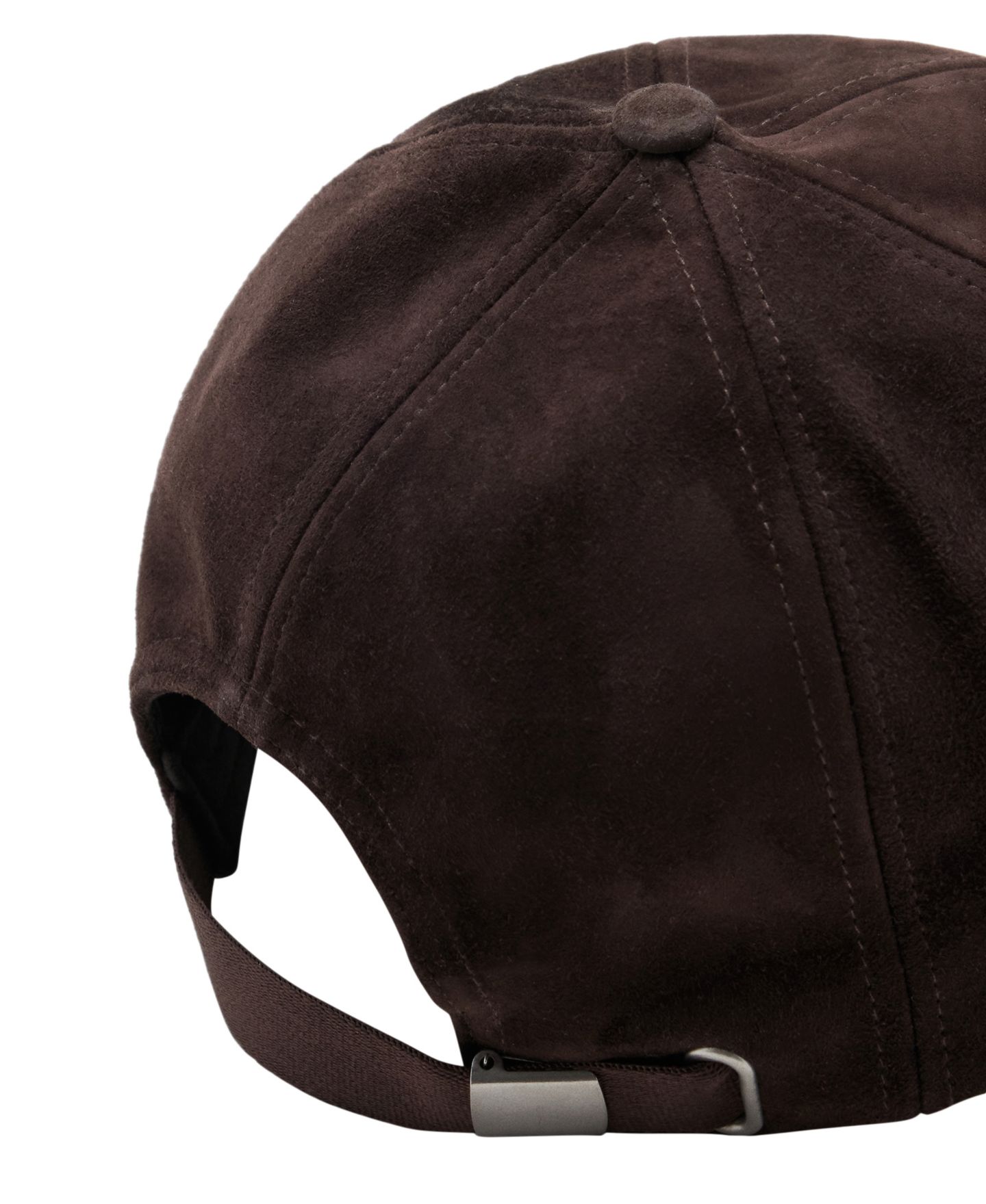 Мужская кепка Mango Suede Adjustable, цвет: Коричневый — фото 3