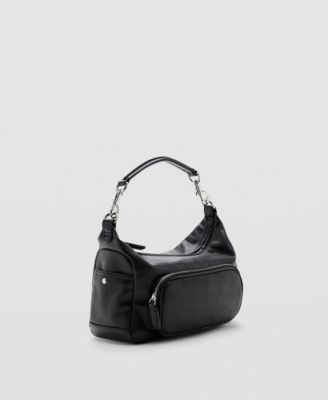 Pipo Faux Leather Pocket Top-Handle Shoulder Bag