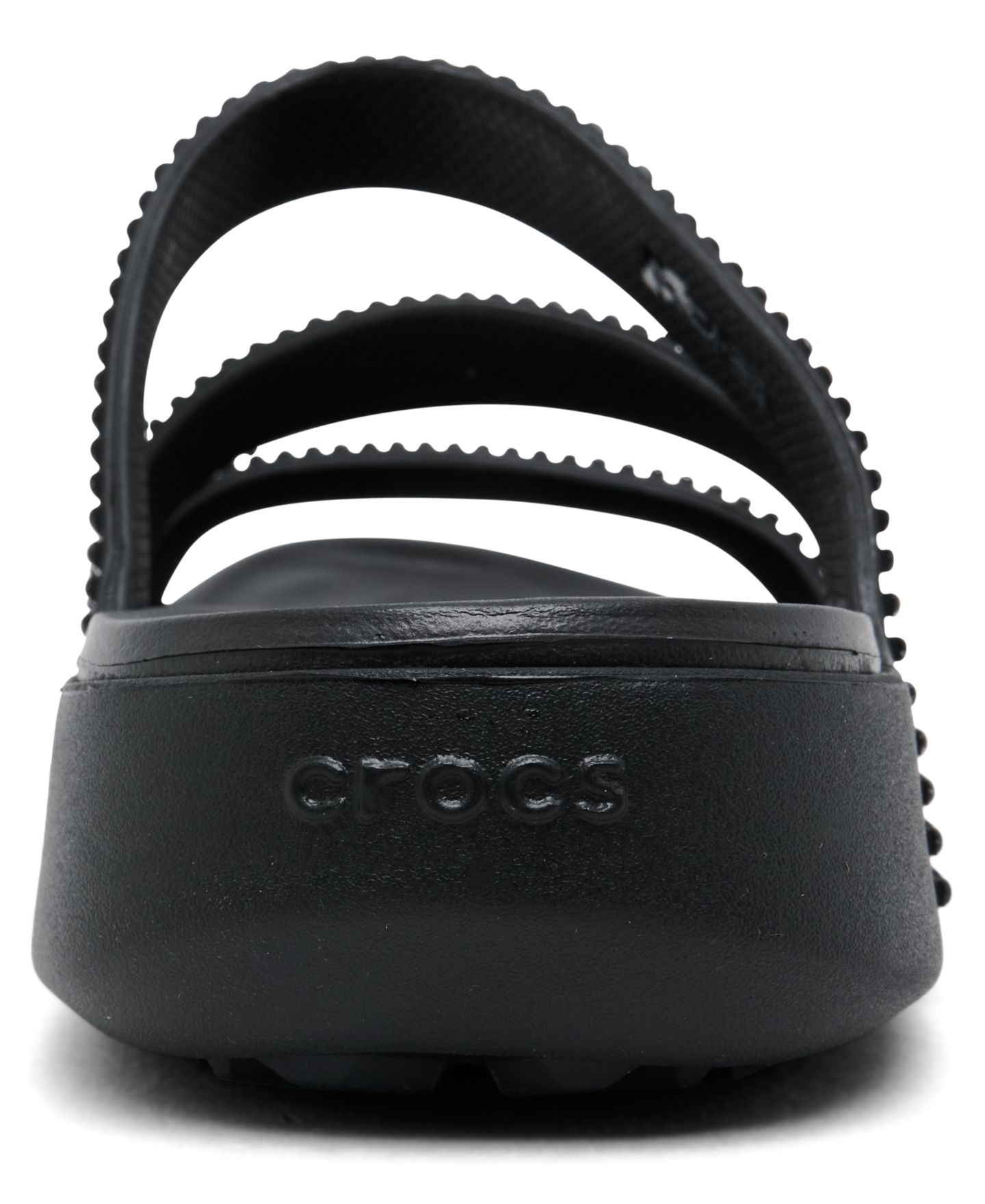 Женские сандалии Crocs Getaway Gems Strappy, цвет: Чёрный — фото 4