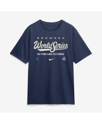 Men's Navy Milwaukee Brewers 2026 World Series Participant Authentic Collection Legend T-Shirt