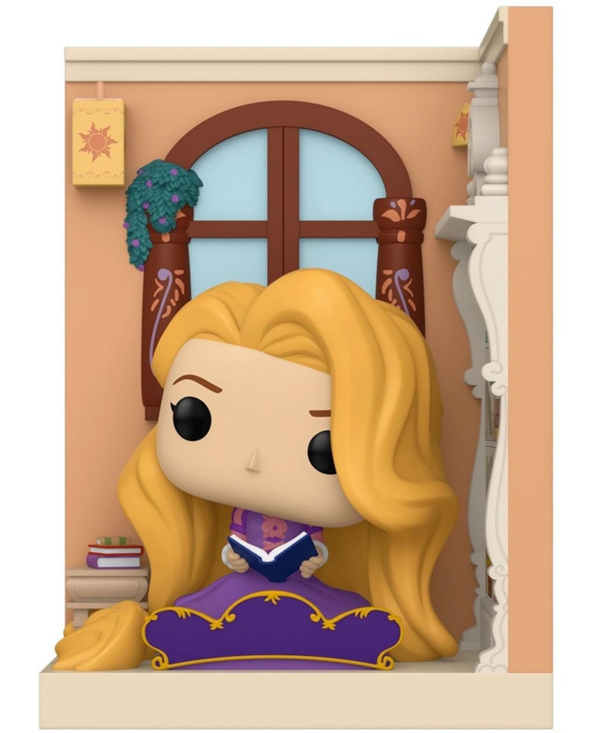 Funko Pop! Nooks Disney Princess Tangled Rapunzel in Tower 4.5" Vinyl Figure, Ages 3+ - Multi