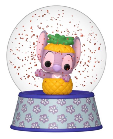 Детская фигурка Funko POP! Mini Glitter Globe Stitch - Angel in Pineapple 3" Vinyl, 1-Piece, 3+ Years, цвет: Разноцветный