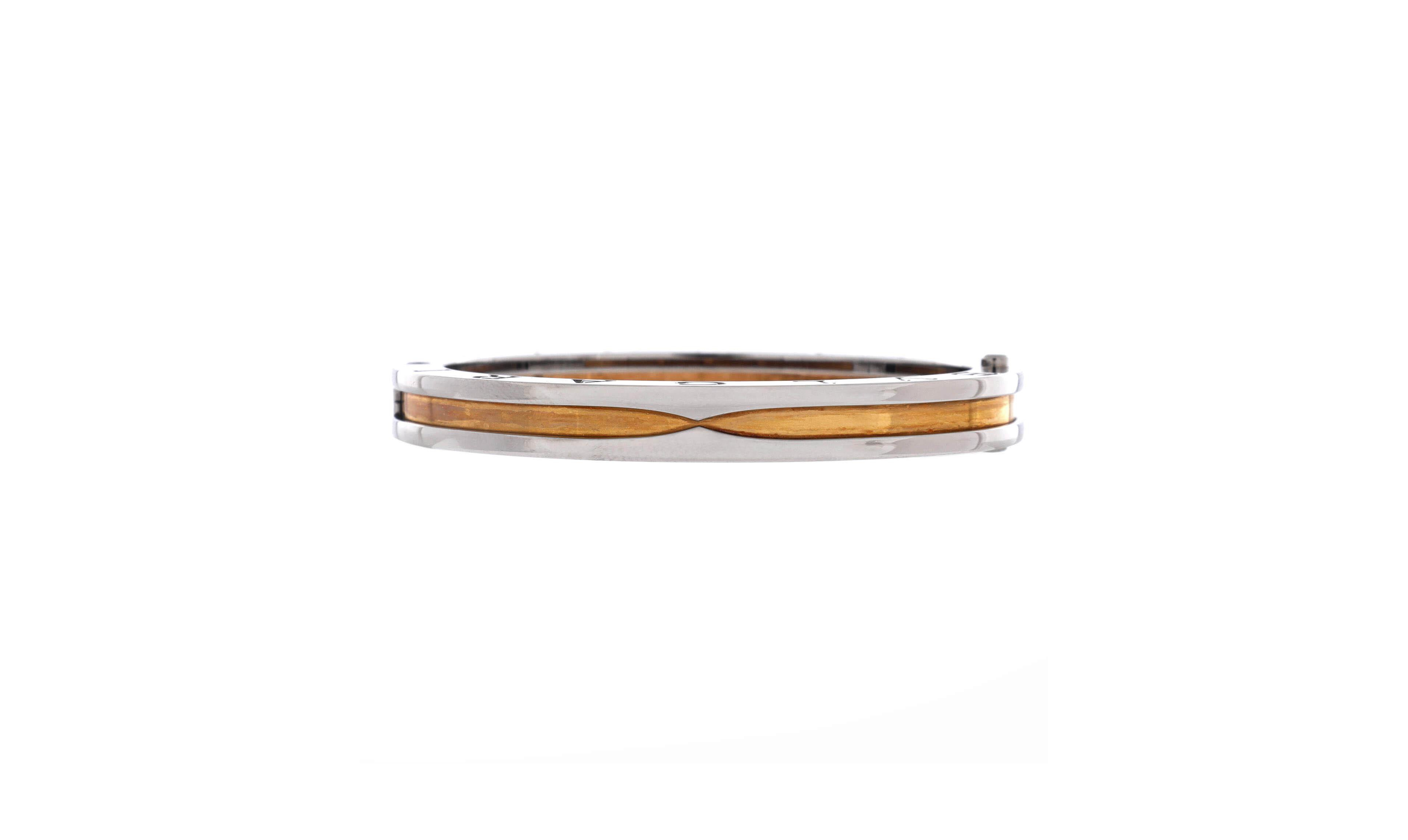 Pre-Owned Bvlgari B.Zero1 Hinged Bangle Bracelet
