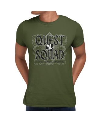 Men's The Empyrean Quest Squad Dragonbound Circle Graphic Short-Sleeve Cotton T-Shirt
