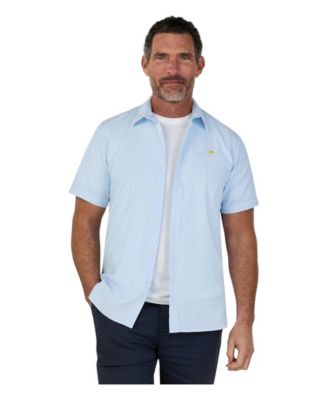 Men's Big & Tall Orleans Seersucker Stripe Short-Sleeve Shirt