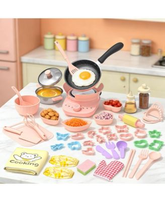 Real Cooking Mini Electric Stove 45-Piece Cooking Set, Ages 8-12
