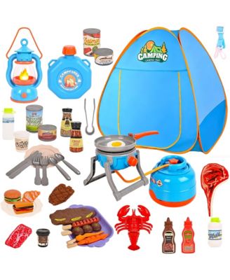 Camping Pop-Up Play Tent 5-in-1 Playset, Ages 3-7