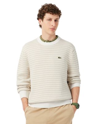 Men's Striped Crewneck Pullover Sweater