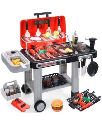 BBQ Grill Mist & Sound Light Play Food Set, Ages 3+