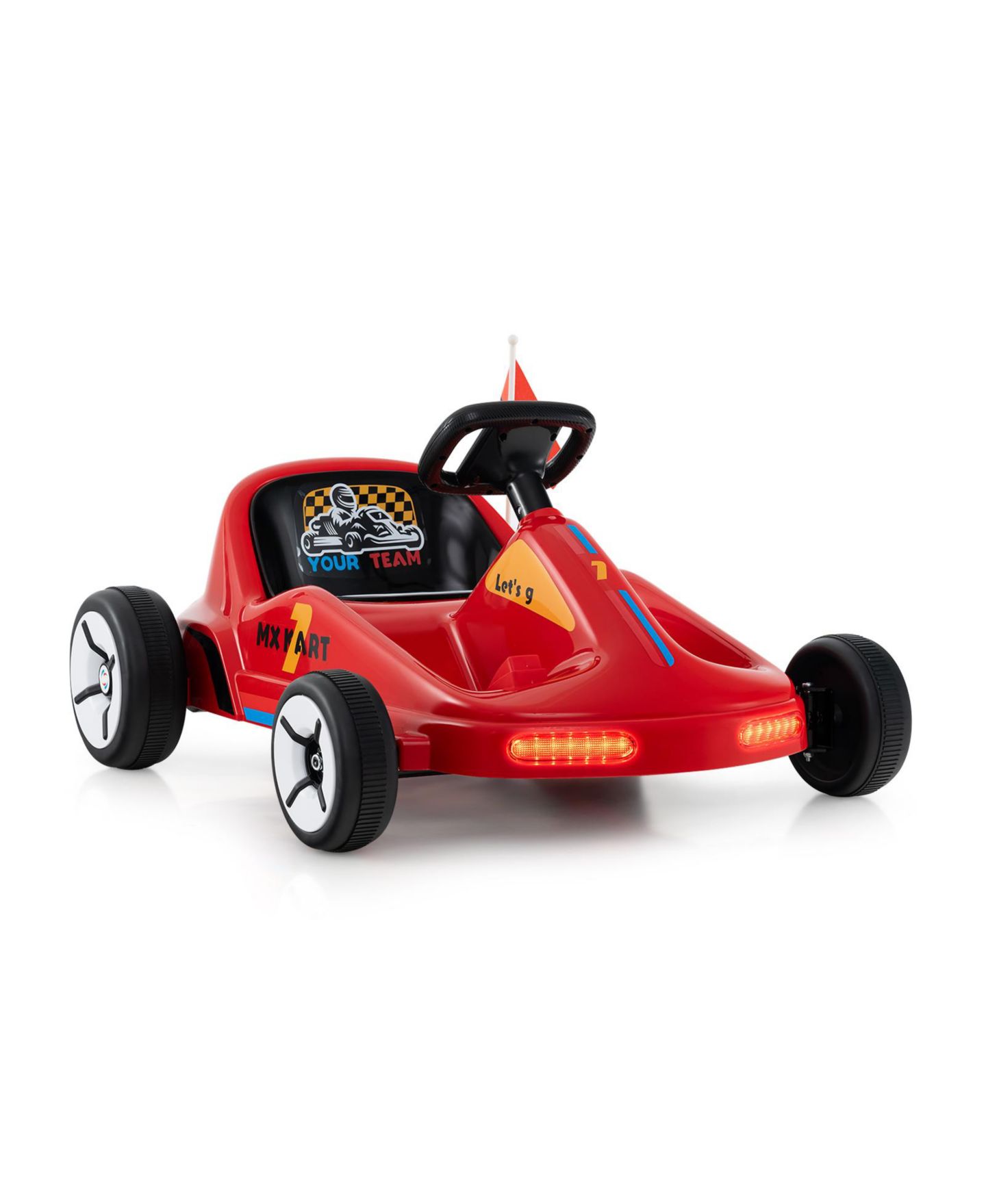 Детская игрушка Mecale Kids 12V Electric Go-Kart with Remote Control and Music — фото 10