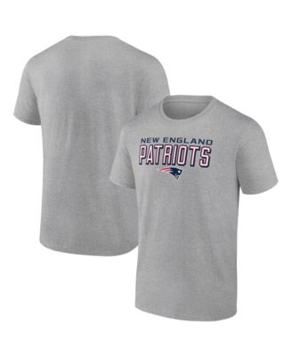 Men's Heather Gray New England Patriots Swagger T-Shirt