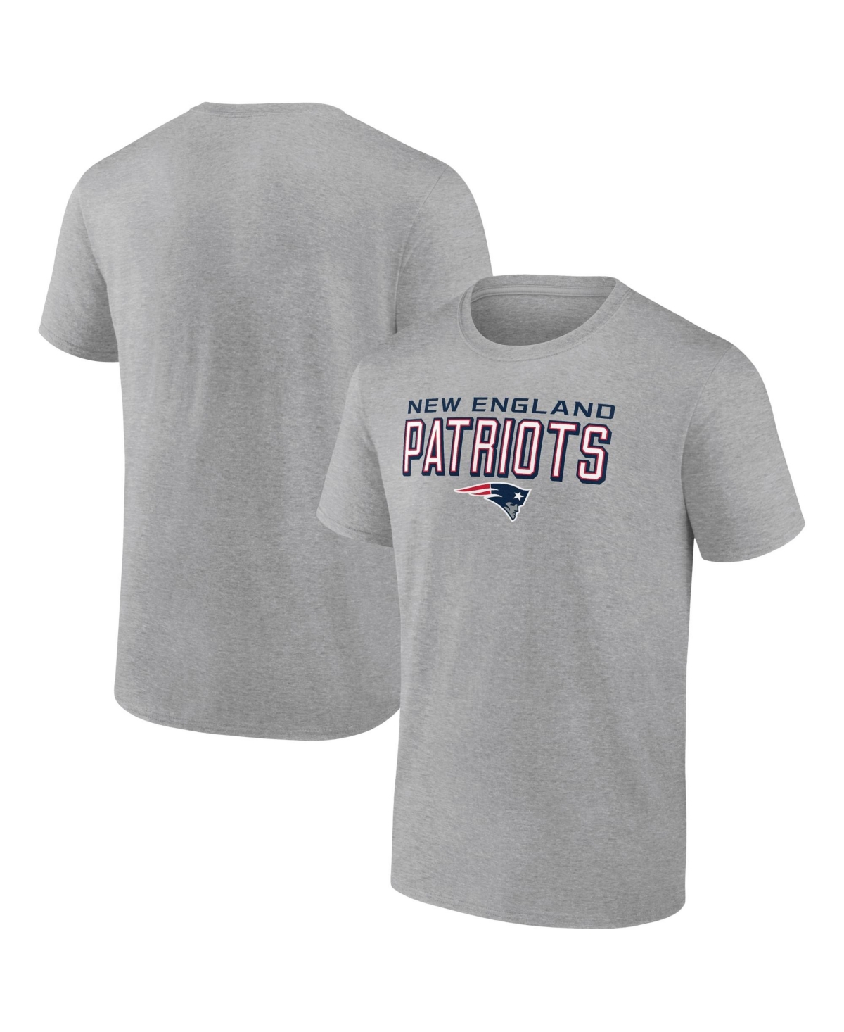 Fanatics Mto Label Men's Heather Gray New England Patriots Swagger T-Shirt - Heather Gray