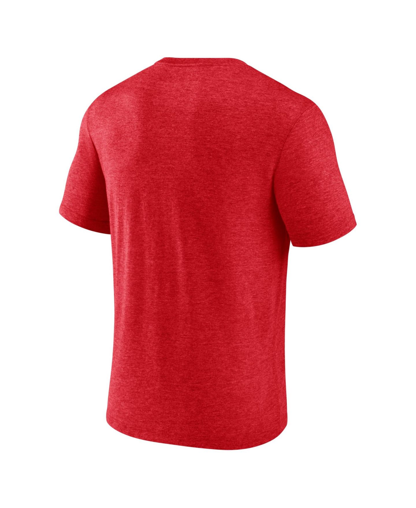 Мужская футболка Fanatics Mto Label Scarlet Nebraska Huskers Classic Primary Tri-Blend — фото 3