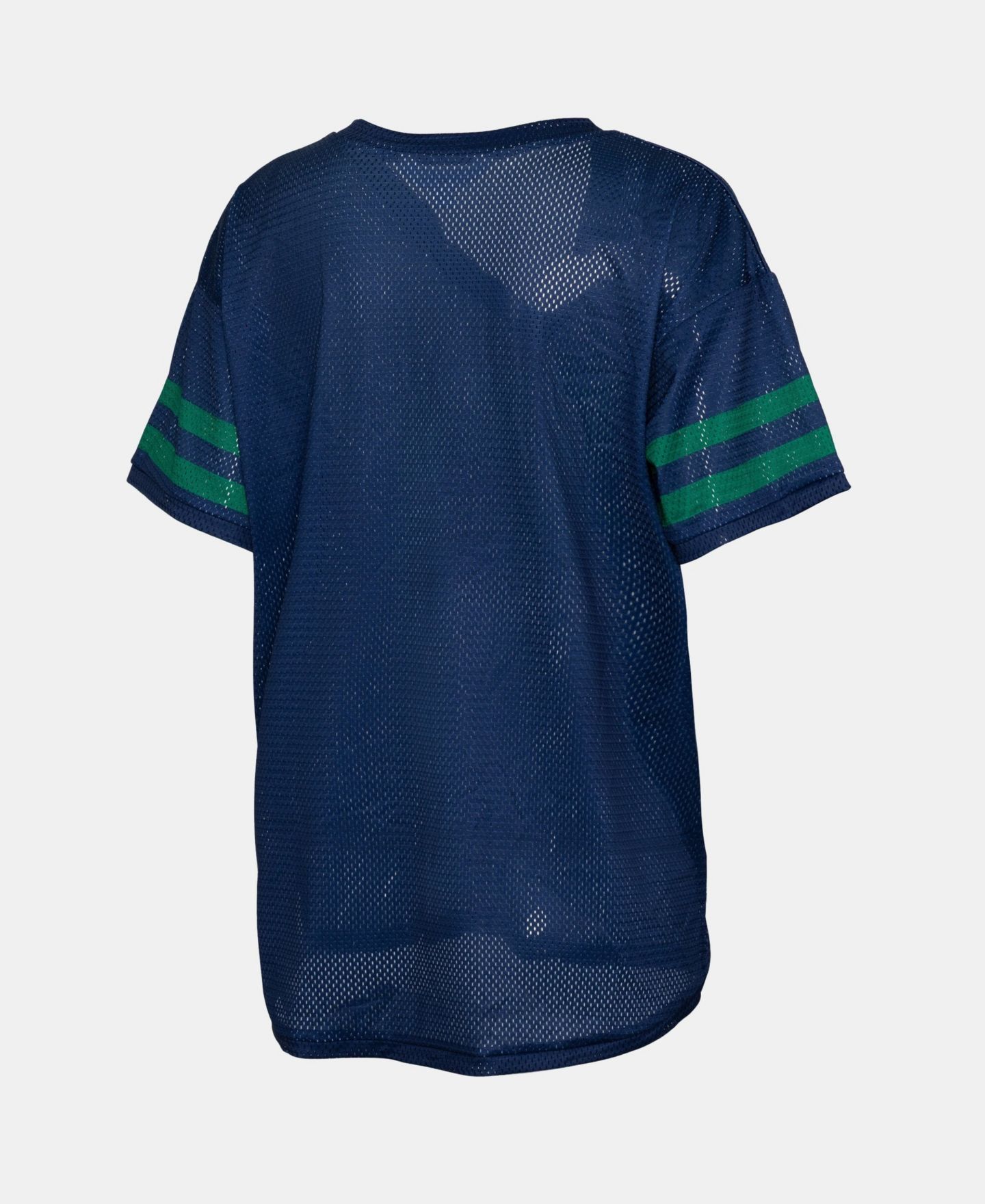 Женская футболка ZooZatz Navy Notre Dame Fighting Irish Mesh Jersey Kickoff — фото 3