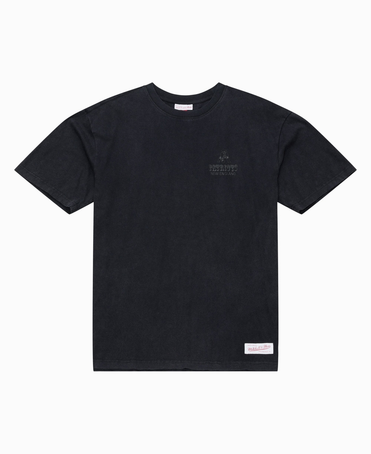 Mitchell & Ness Men's Mitchell Ness Black New England Patriots Core Essentials Micro Logo T-Shirt - Black