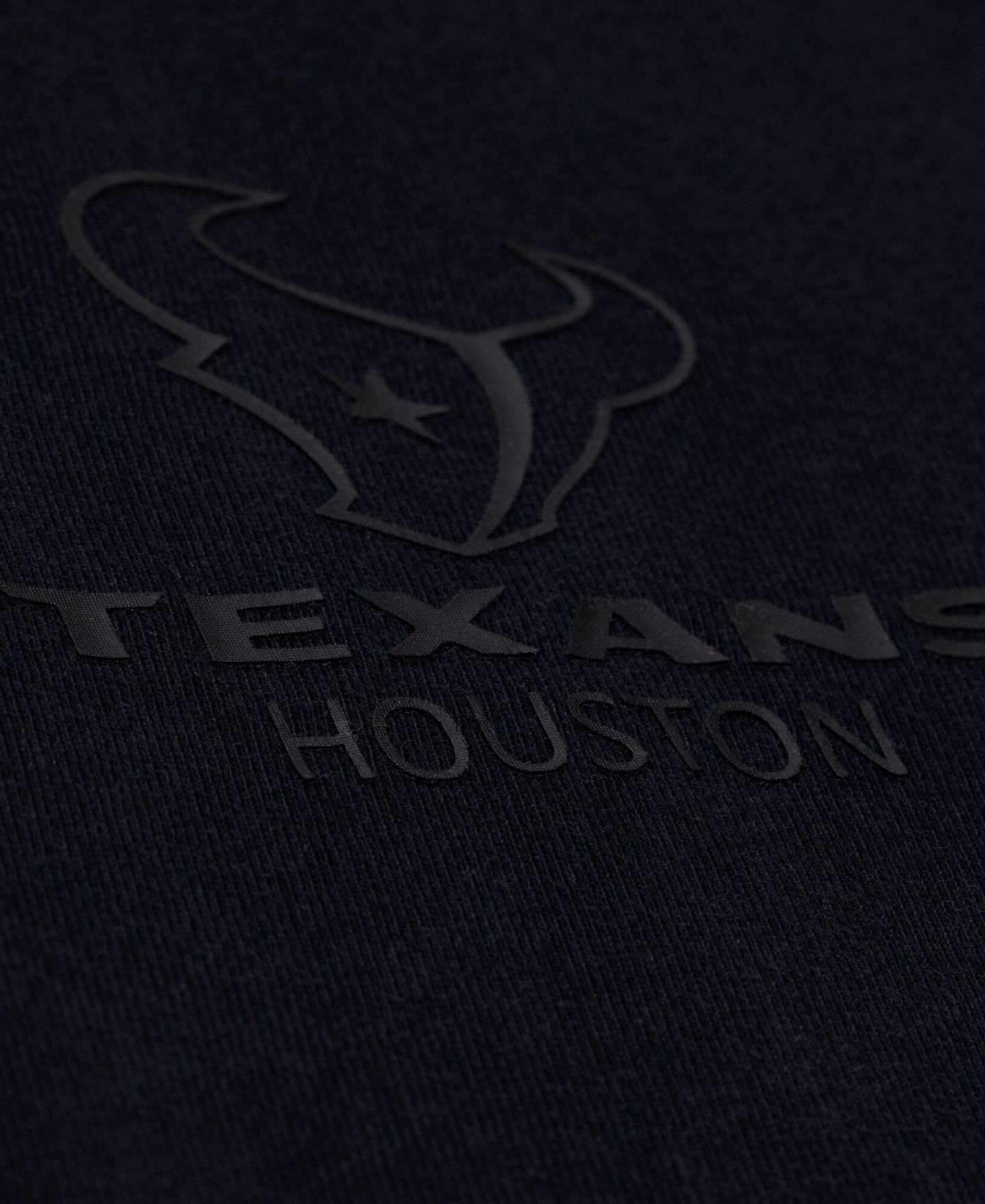 Мужская футболка Mitchell & Ness Mitchell Ness Black Houston Texans Core Essentials Micro Logo — фото 4