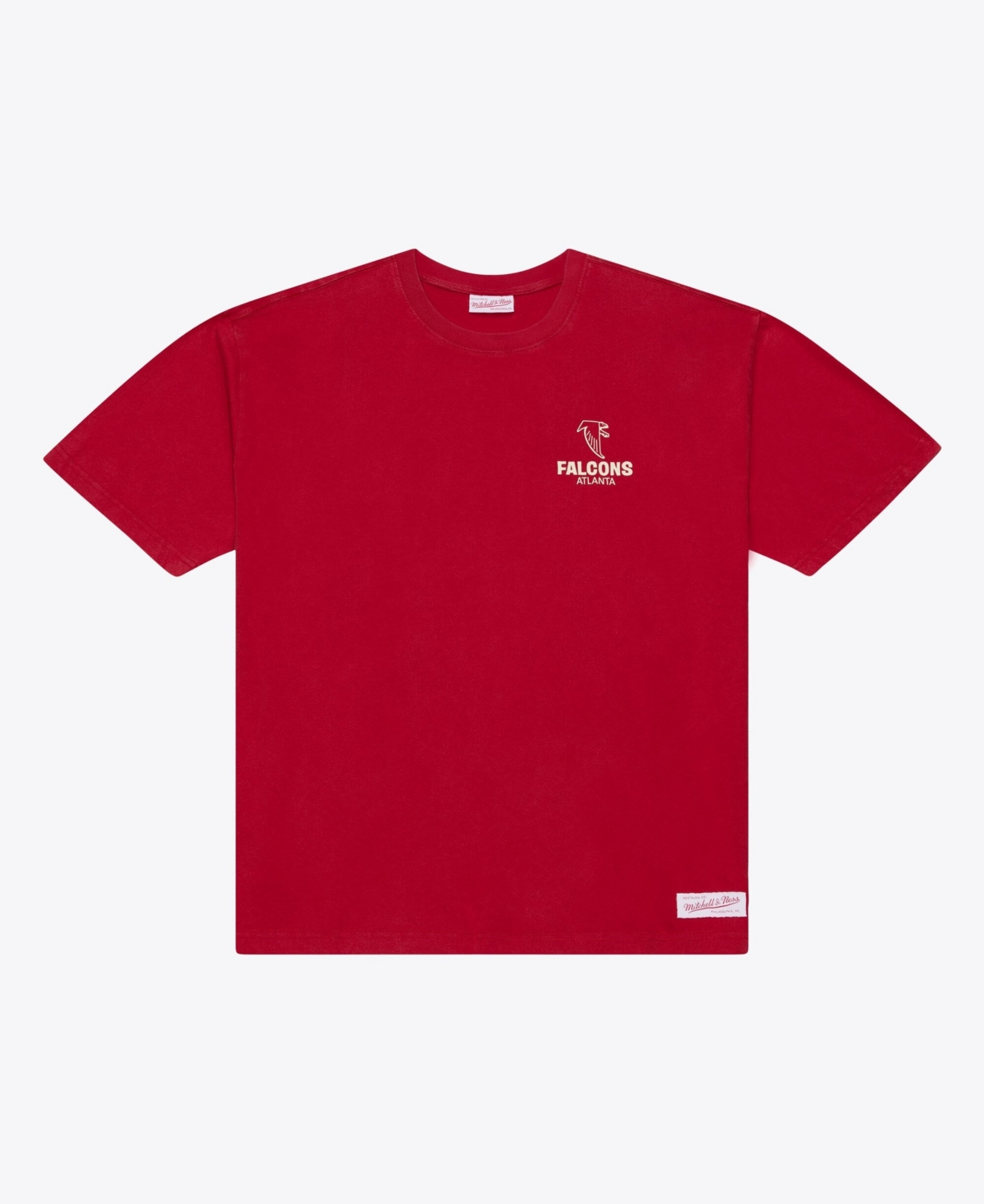 Mitchell & Ness Men's Mitchell Ness Red Atlanta Falcons Core Essentials Micro Logo T-Shirt - Red