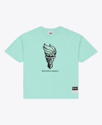 Men's Mitchell Ness Mint New York Liberty Logo Boxy T-Shirt