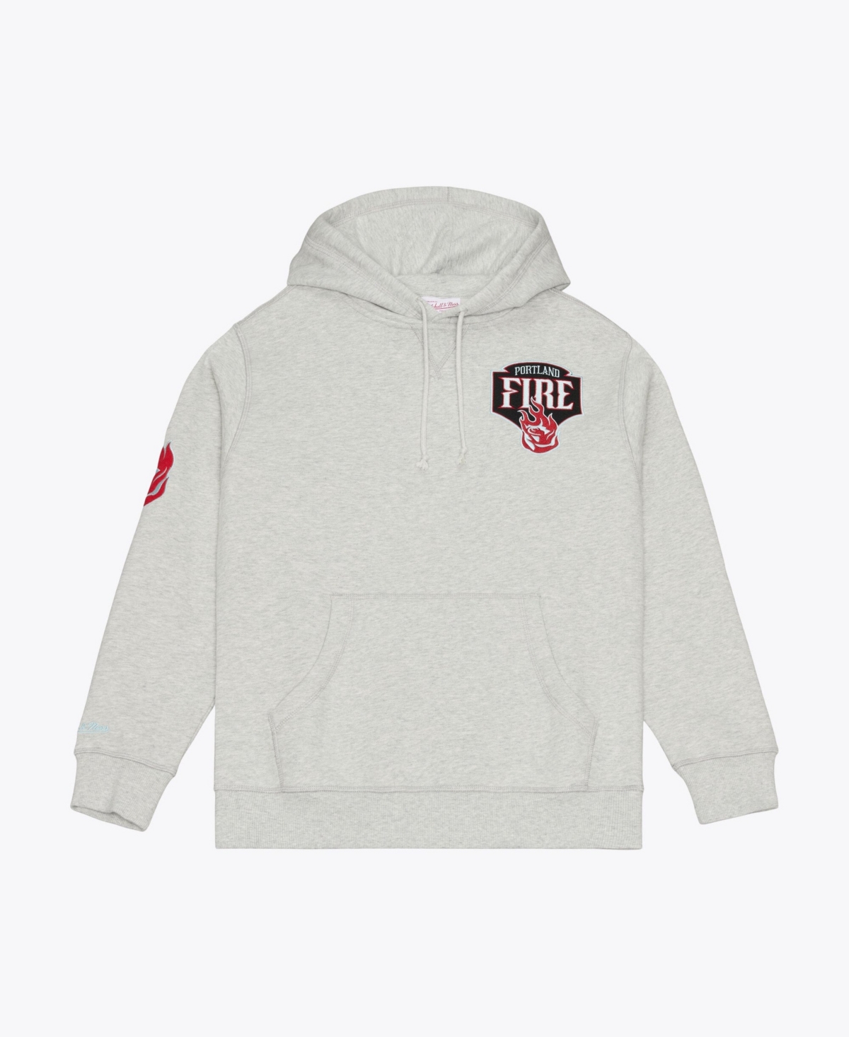 Mitchell & Ness Men's Gray Portland Fire Fleece Hoodie - Gray