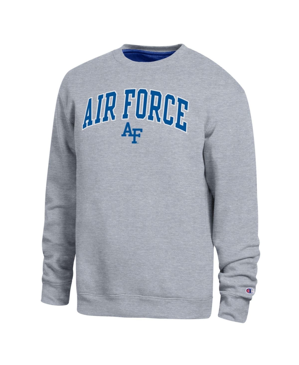 Champion Men's Heather Gray Air Force Falcons Arch Sweatshirt - Heather Gray