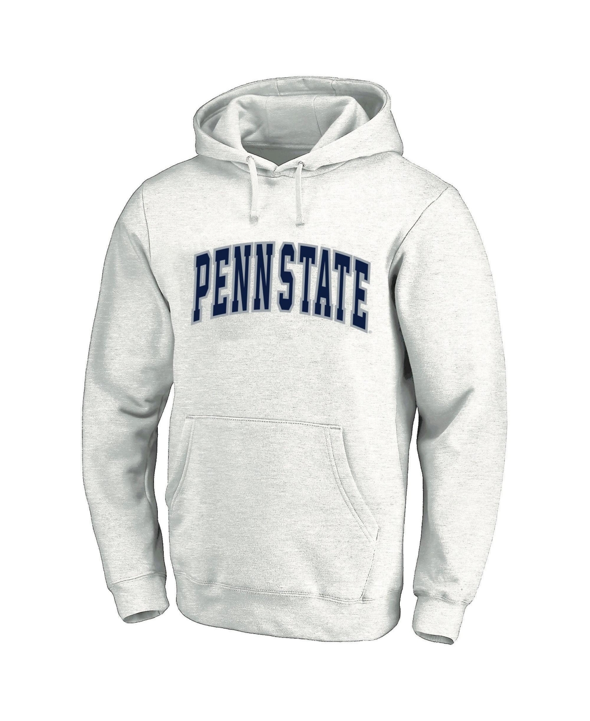 Champion Men's Ash Penn State Nittany Lions Arch Over Tackle Twill Big Tall Hoodie - Ash