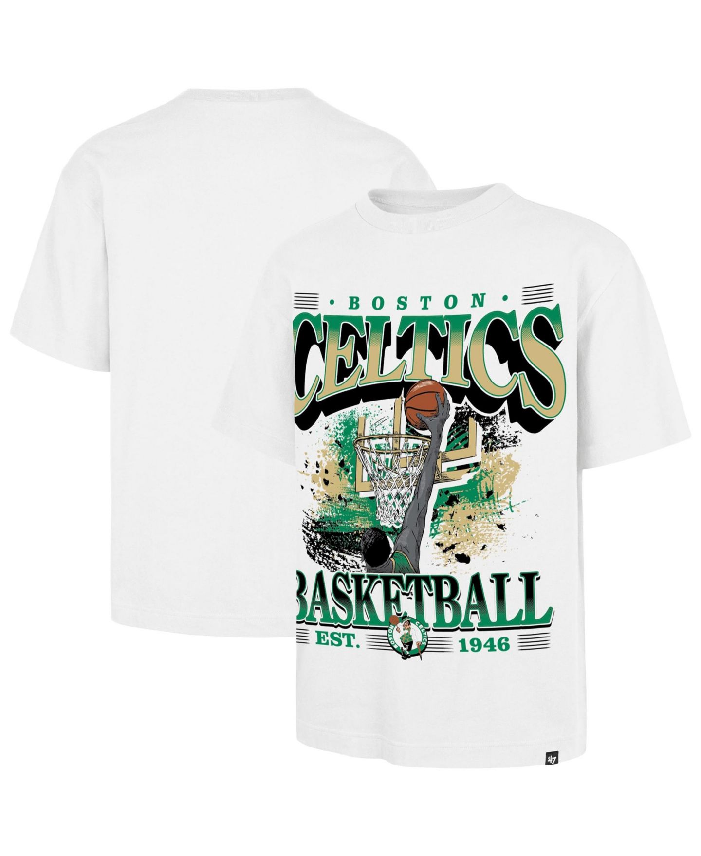 Мужская футболка '47 Brand White Boston Celtics Regional Foundation — фото 1