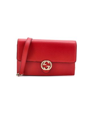 Interlocking Wallet on Chain Leather
