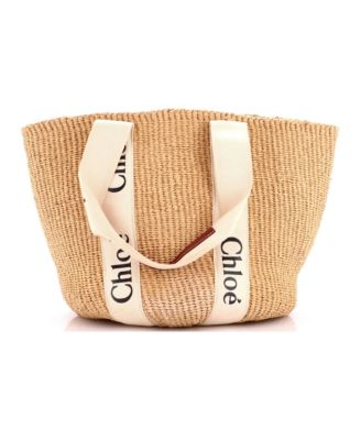 Large x Mifuko Woody Tote Raffia