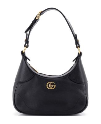 Small Aphrodite Zip Shoulder Bag Leather
