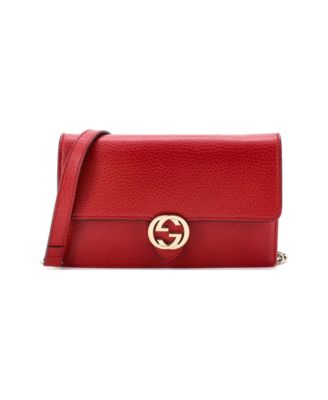 Interlocking Wallet on Chain Leather