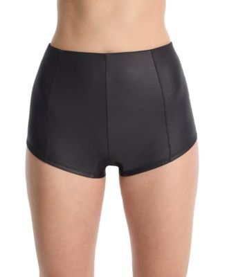Women's Late Night Faux Leather Hot Pants