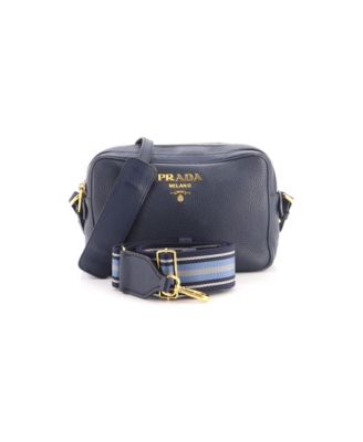Dual Strap Double Zip Camera Bag Vitello Daino