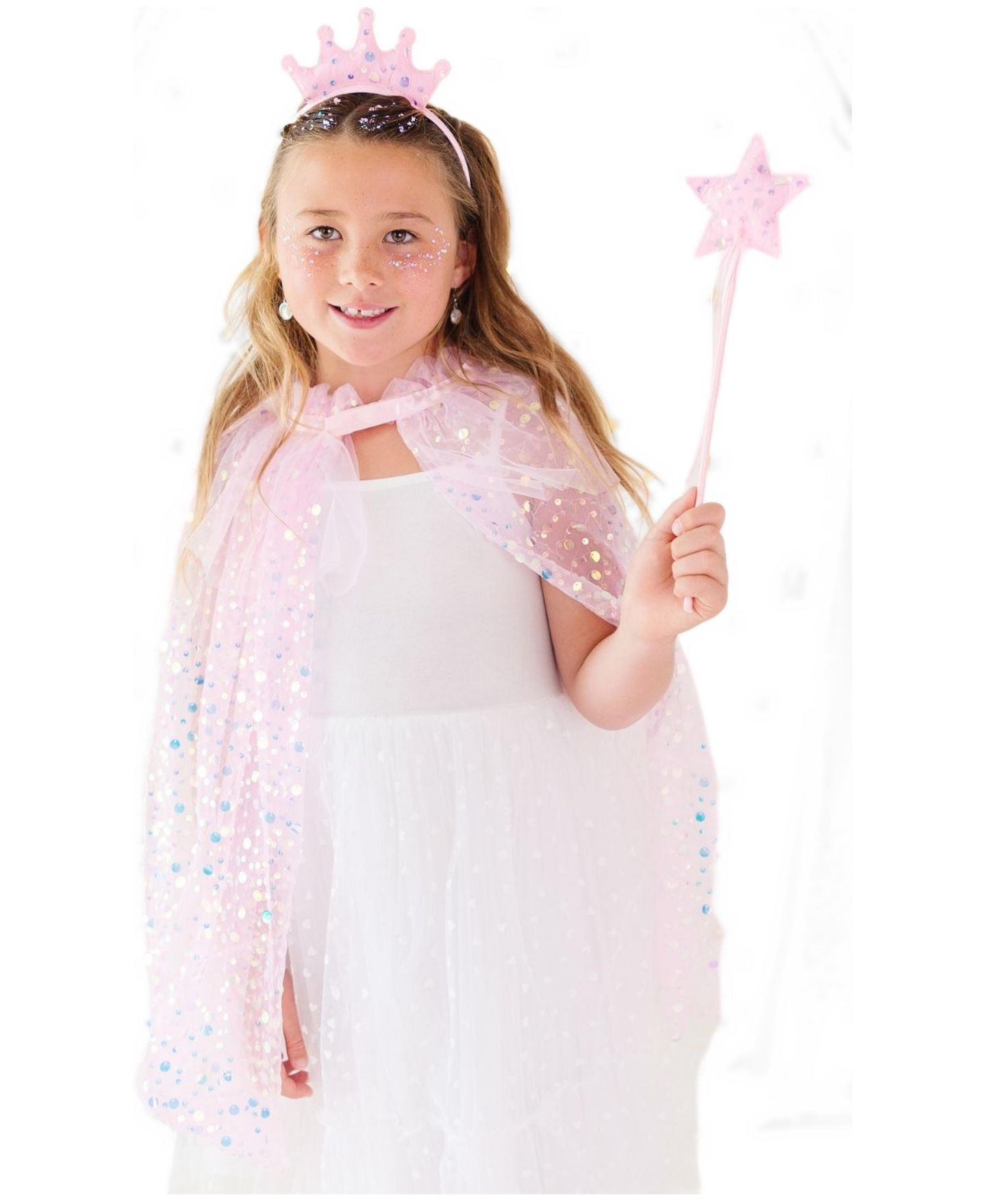 Комплекты Sweet Wink Sparkle Cape, Wand and Headband, 3-Piece Set для девочек, цвет: Розовый — фото 2