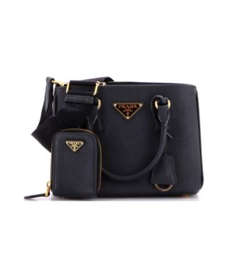 Micro Re-Edition Galleria Tote Saffiano Leather