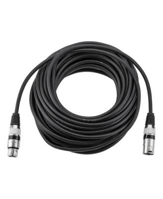 Value Series Shielded XLR M to F Microphone Cable 50 ft.