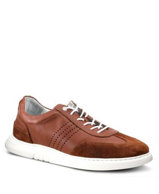 Men's Treton Leather and Suede Retro-Inspired Sneakers